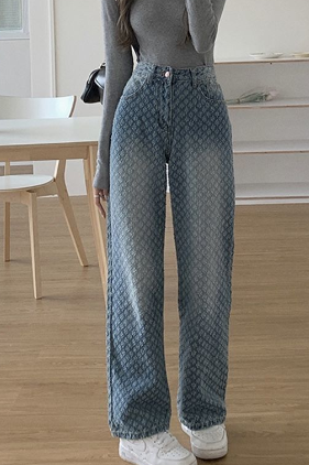 High Waist Wide Leg Jeans