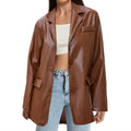 Oversized Leather Jacket