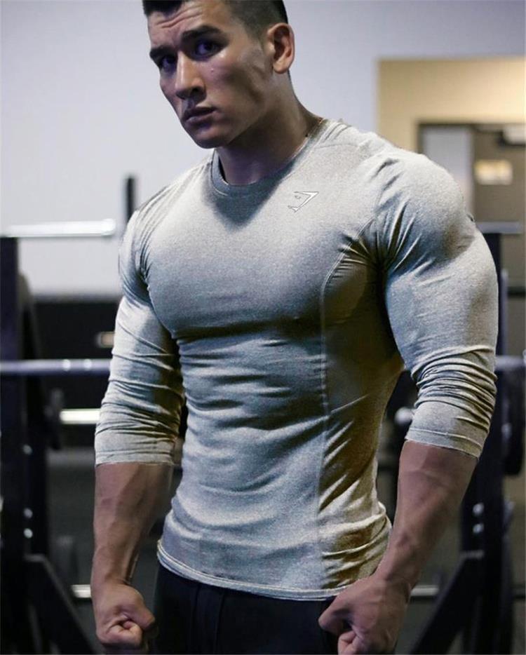 Men's Long Sleeve Compression Training Top, Custom Fit