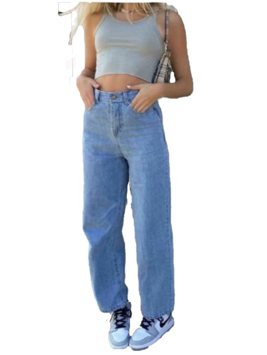 High-Rise Wide Leg Jeans