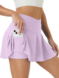 Women's Crossover Pleated Golf Skort